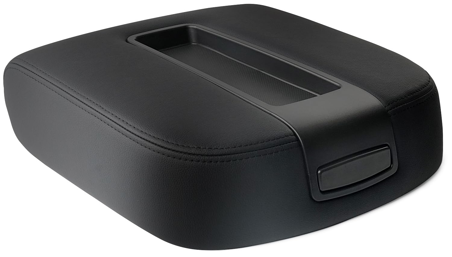 center console lid black armrest cover compatible with 2007-2014 chevy silverado tahoe suburban 1500 2500 avalanche gmc sierra yukon xl replaces 15217111 15941534 19328718