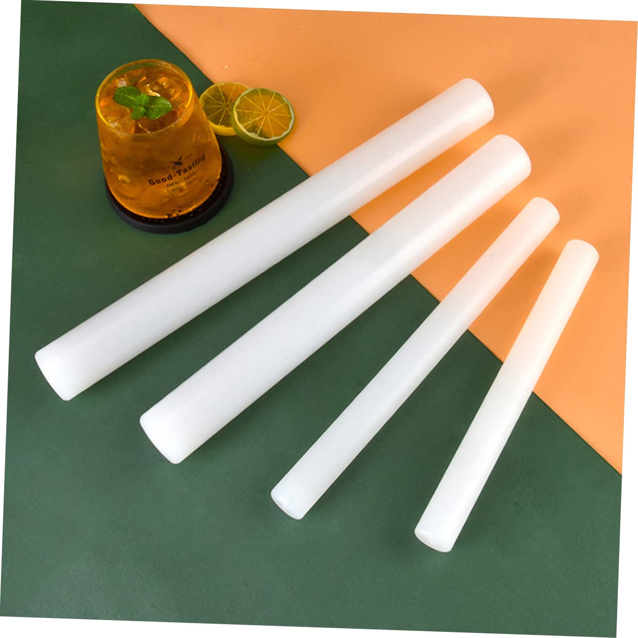 Cabilock Lemon Pressing Rod with Ergonomic Handle Versatile Stirring Stick for Crushing Ice Lemons and More for Home Kitchen Bar and Shops