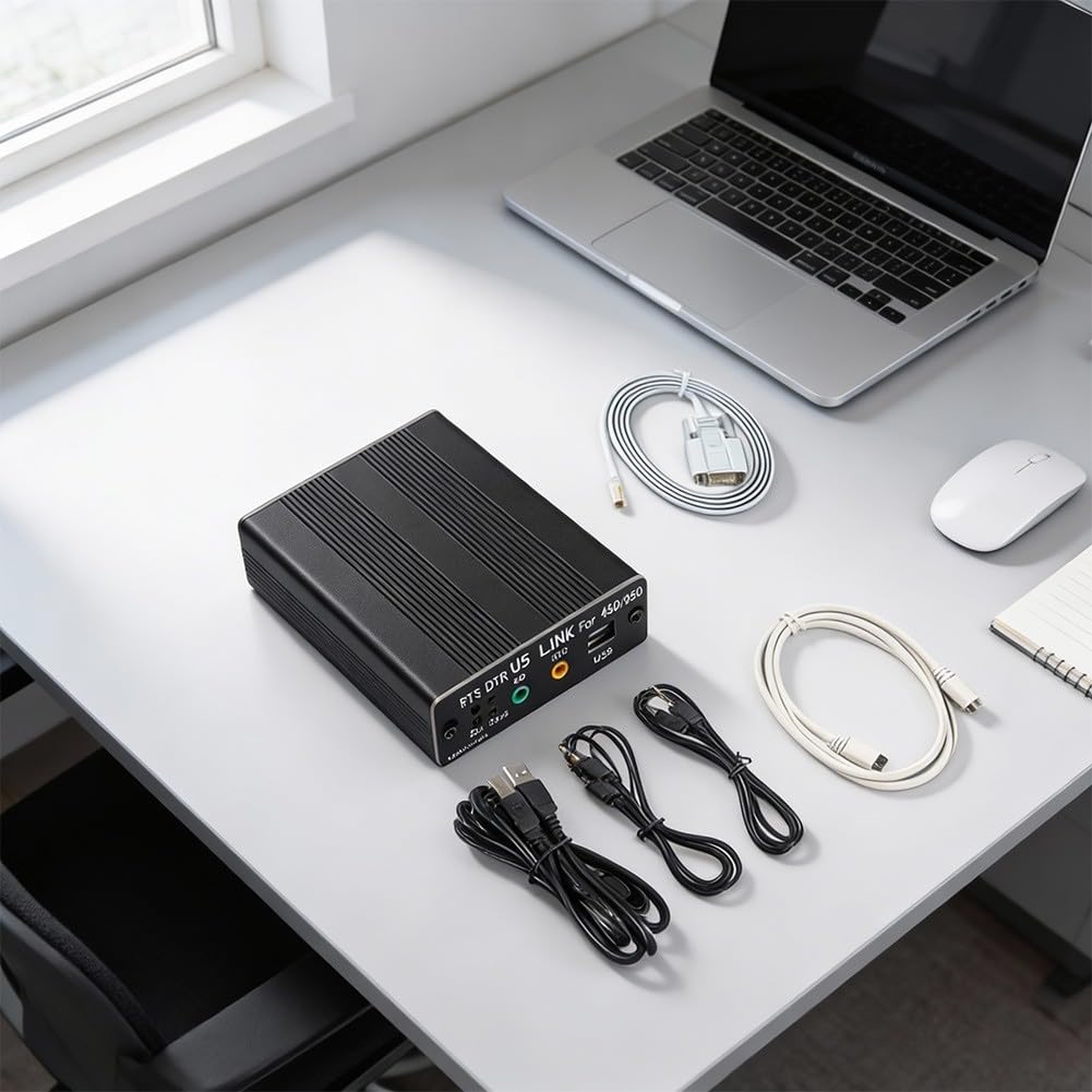 Daten- und CAT-USB-Schnittstelle für YAESU FT100D FT8800 FT7800 mit FTDI und 6N137 Optokoppler für Geräuschbetrieb