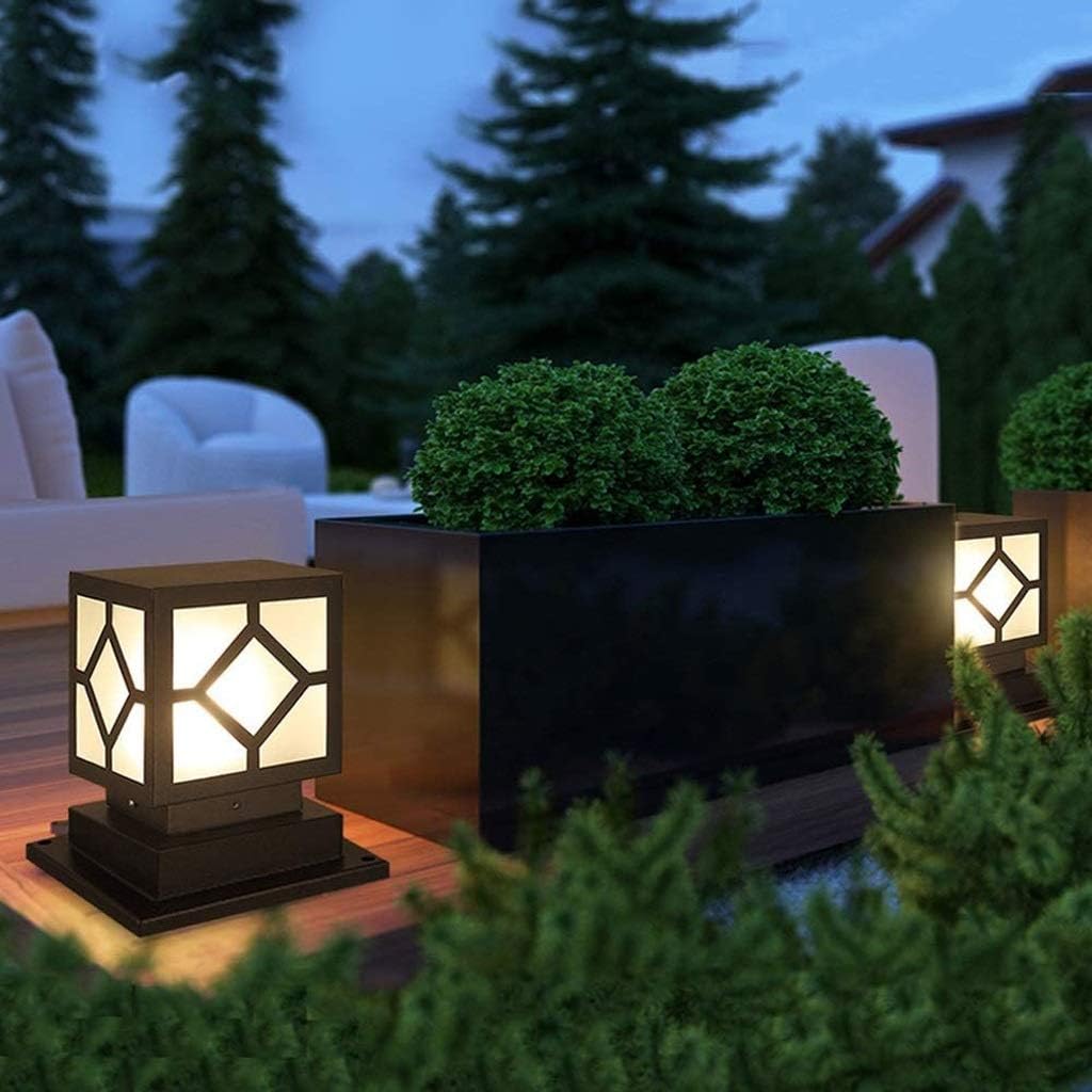 Outdoor Garden Lamp Post Lamp Modern Minimalist Column Lamp Waterproof Garden Landscape Lamp Iron Outdoor Lamp