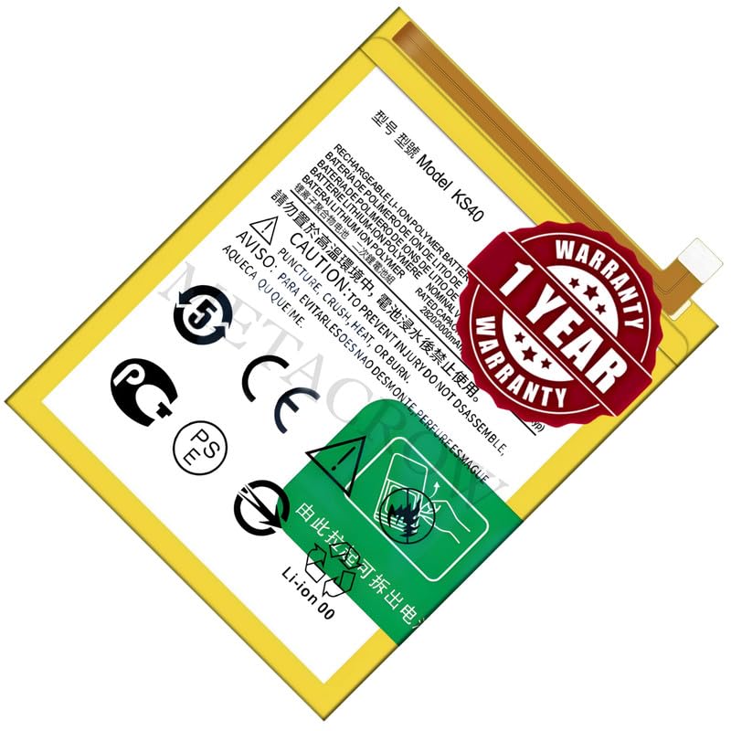 Image of Original KS40 Battery Compatible for Motorola Moto E6 Play (XT2029, XT2029-1) - (3000mAh) - 1 Year Warranty JK1
