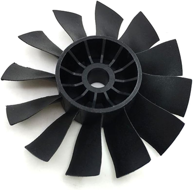 RC 70mm Duct Fan Unit 12-Blade Propeller Kit Set for RC 1500g Ducted Fan EDF Jet Airplane