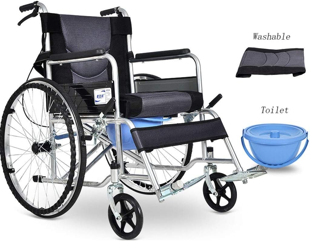 Portable Wheelchair Selfpropelled Mobile Transport Wheelchair Folding