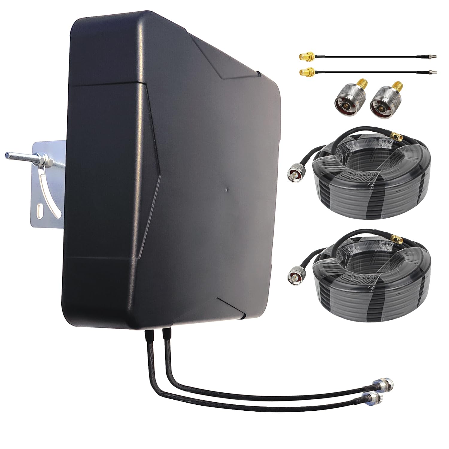 MIMO 2x2 Panel Antenna Kit for 4G & 5G Cellular Hotspots 600-6000MHz Routers, & Gateways | T-Mobile 5G Home Internet, Verizon, AT&T Cell Signal Booster (Antenna Set)