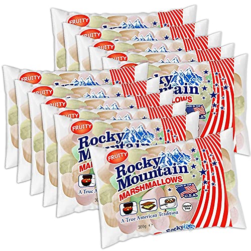 10er SET Rocky Mountain 2240 Marshmallows Fruity 300 g / Schaumzuckerware Cover