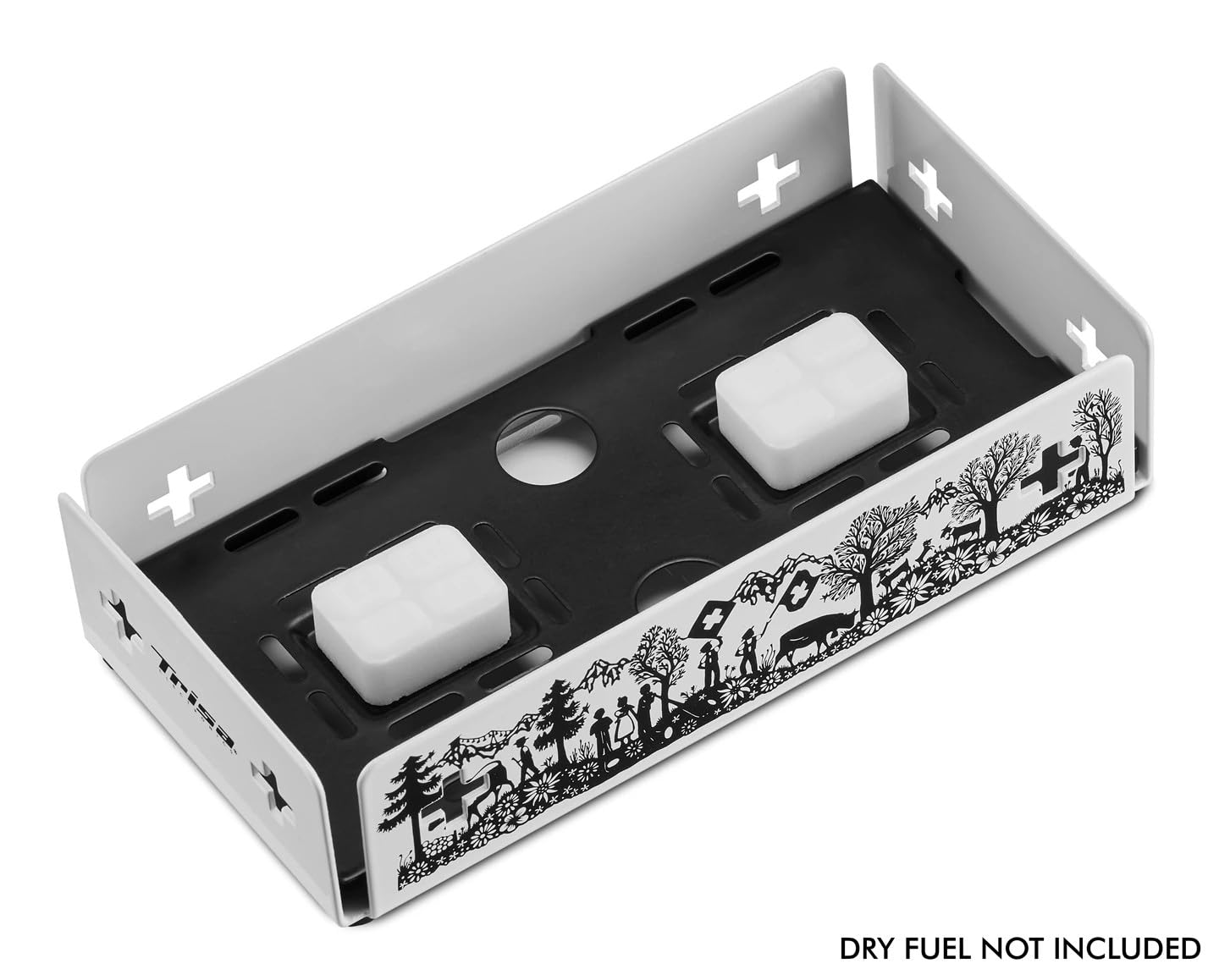 Trisa Kitchenette Raclette Set Kerzen Swiss Design Pfännchen stapelbar