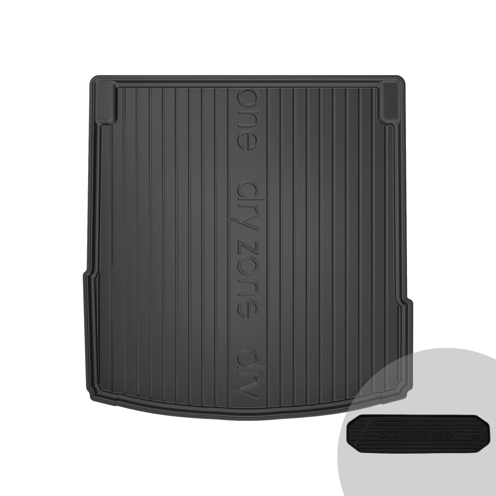 FROGUM DryZone Tapis de Coffre Pratique pour Audi A4 B7 2004-2008 | Bord Haut | Matériau TPE Durable | Robuste et résistant