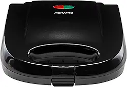 Maquina de Waffle Aroma AWAF01I-01 Preta 750W Agratto