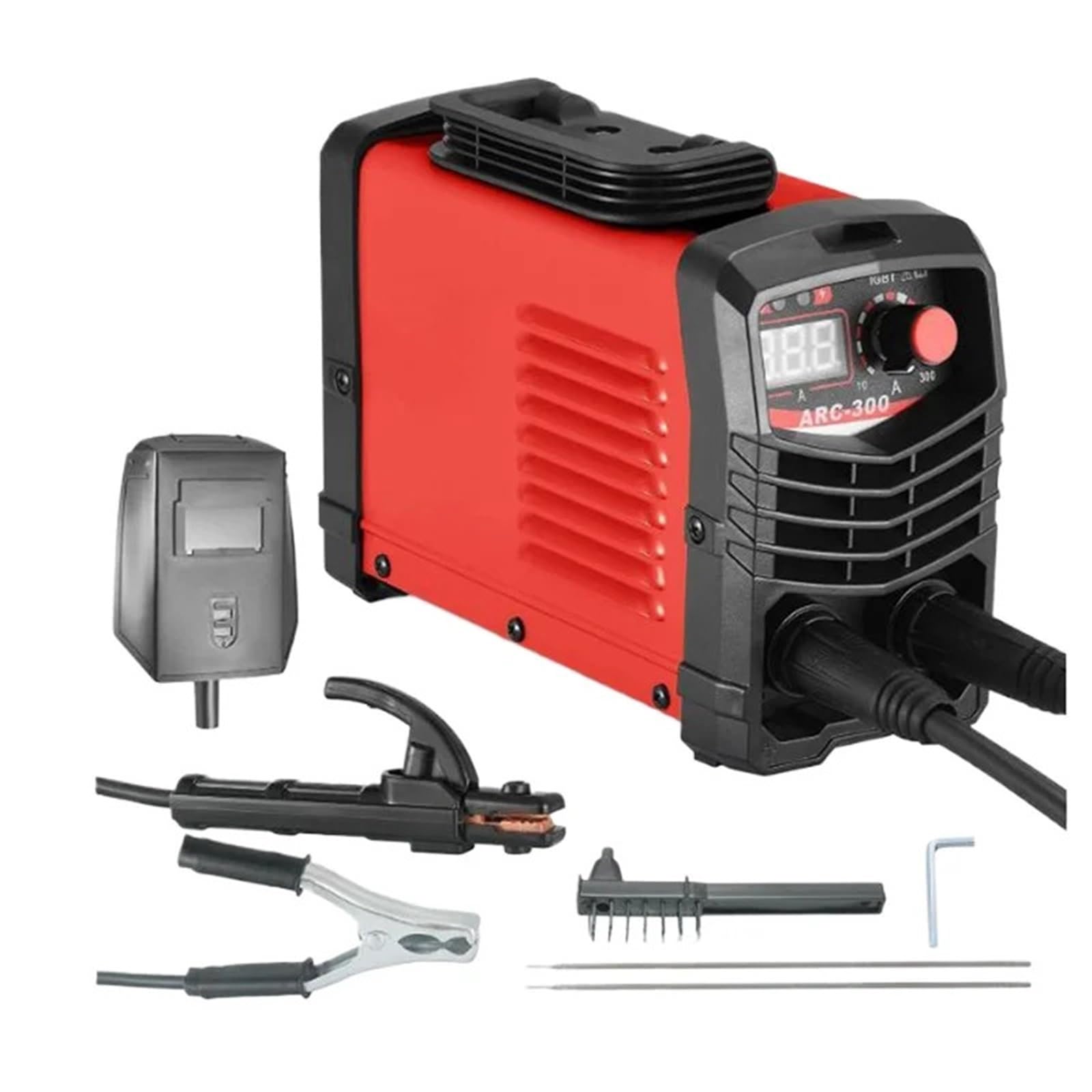 Przenośna spawarka, półautomatyczna spawarka łukowa, elektryczna spawarka DC, sprzęt do spawania domowego (140A 220V)