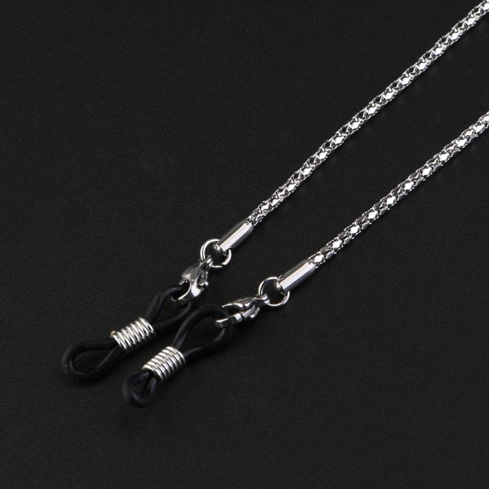 Chaînes pour Lunettes, Cordons de Maintien réglables, lanières Anti-Perte pour Lunettes, Cordon de sécurité pour Lunettes Noires