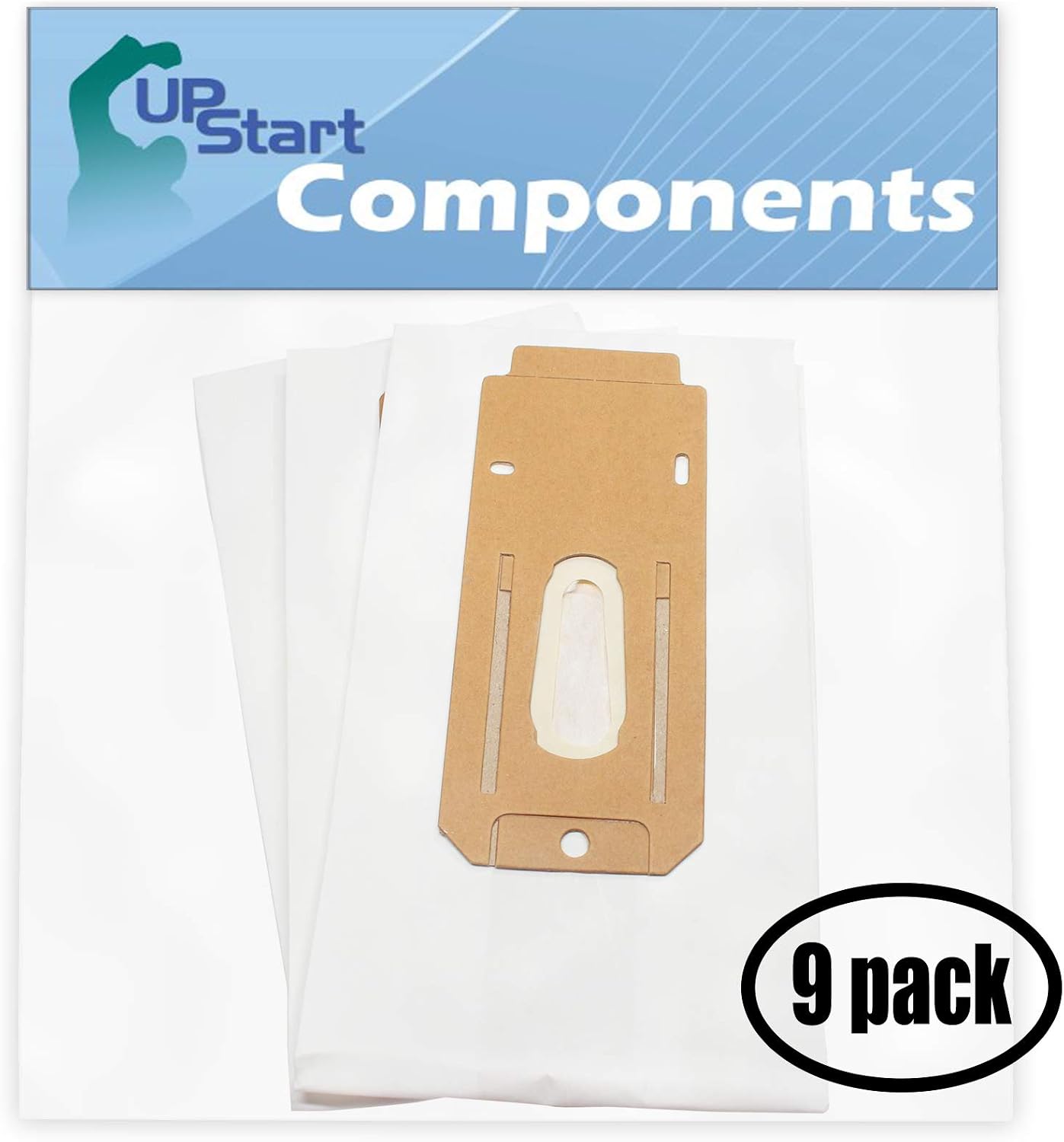 UpStart Battery 27 Replacement for Oreck XL5 Vacuum Bags - Compatible with Oreck CCPK8DW, Type CC Vacuum Bags (9-Pack, 3 Bags Per Pack)