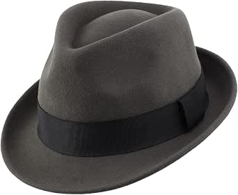 Home Prefer Men's Wool Felt Winter Fedora Hat