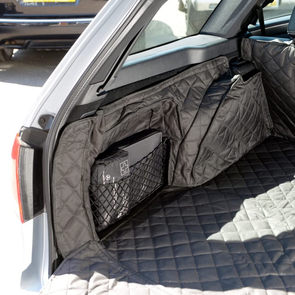 UK Custom Covers QBL625 - Tappetino trapuntato su misura, colore: Nero
