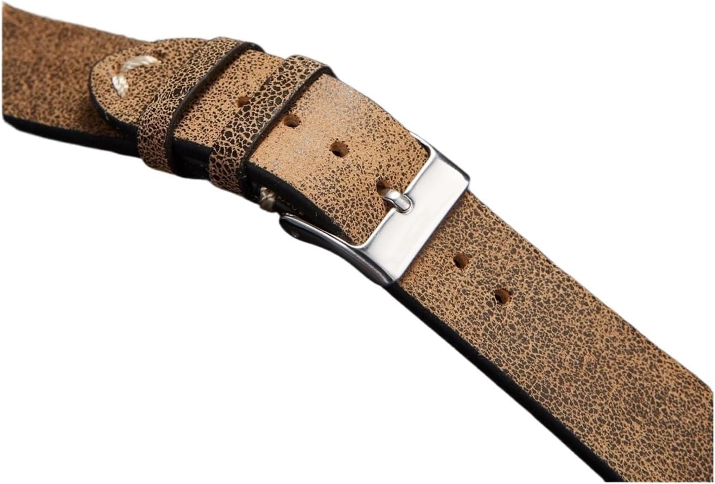 XILILHC Handmade Vintage Leather Watchband Replacement Watch Strap 18mm 19mm 21mm 20mm 22mm