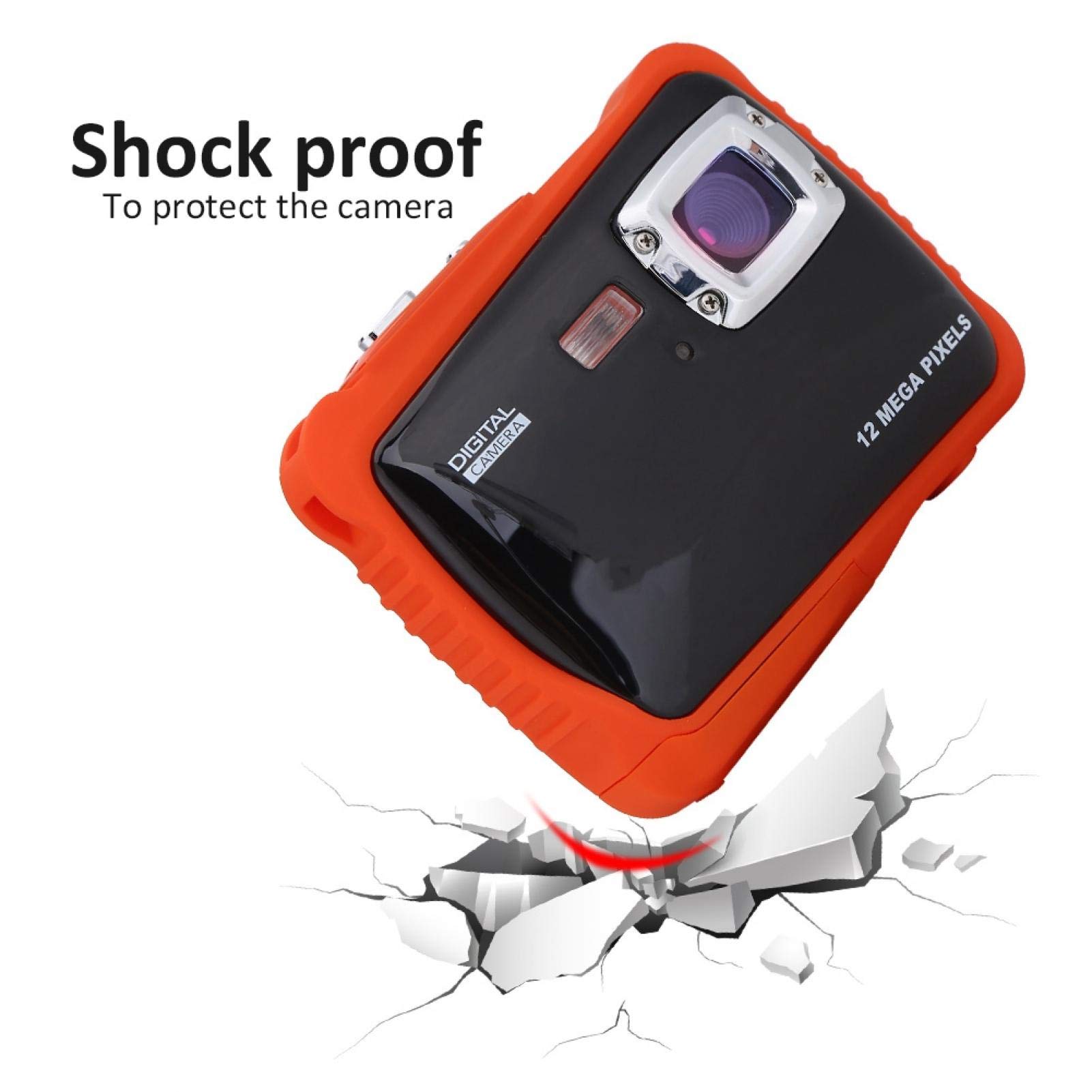 Kamera dla dzieci, wielojęzyczna, wodoszczelna kamera HD 8,9 x 6,9 x 1,18 cala, na baterie, urodzinowy dla dzieci