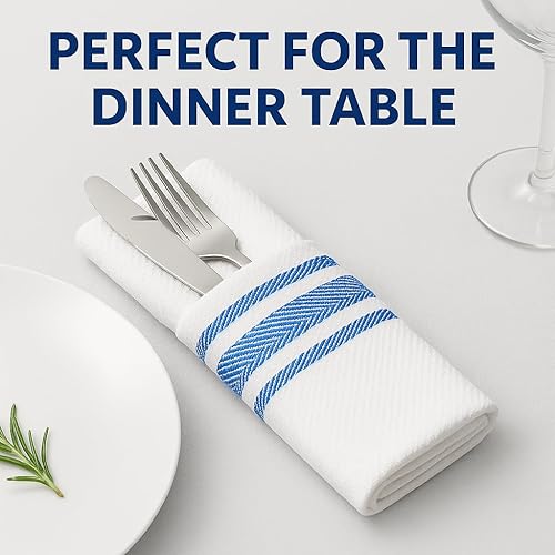 Miniatura 5 de Toallas de cocina, paquete de 15 toallas de 100% algodón, tejido de espiga, toallas de cocina, paños de cocina de 15 x 26 pulgadas, toallas de saco