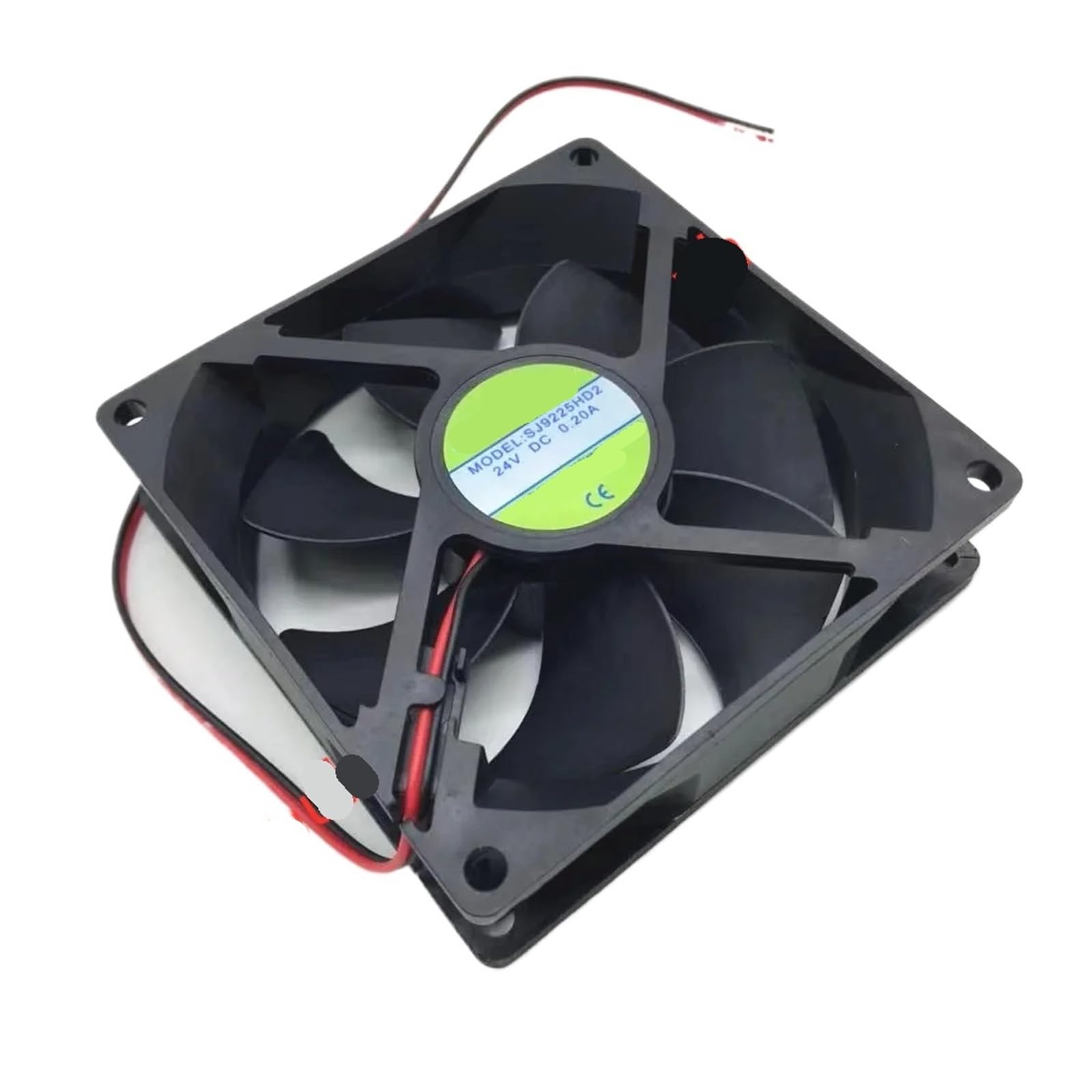 UITGVDQAT SJ9225HD2 DC 24V 0.20A 92x92x25mm 2-Wire Server Cooling Fan