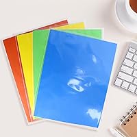 Vista 7 de 100 Pack No Holes Sheet Protectors,8.5" x 11", Letter Size Heavy Duty Clear View Page Protectors Without Holes,Top Loading Clear Paper Sleeves