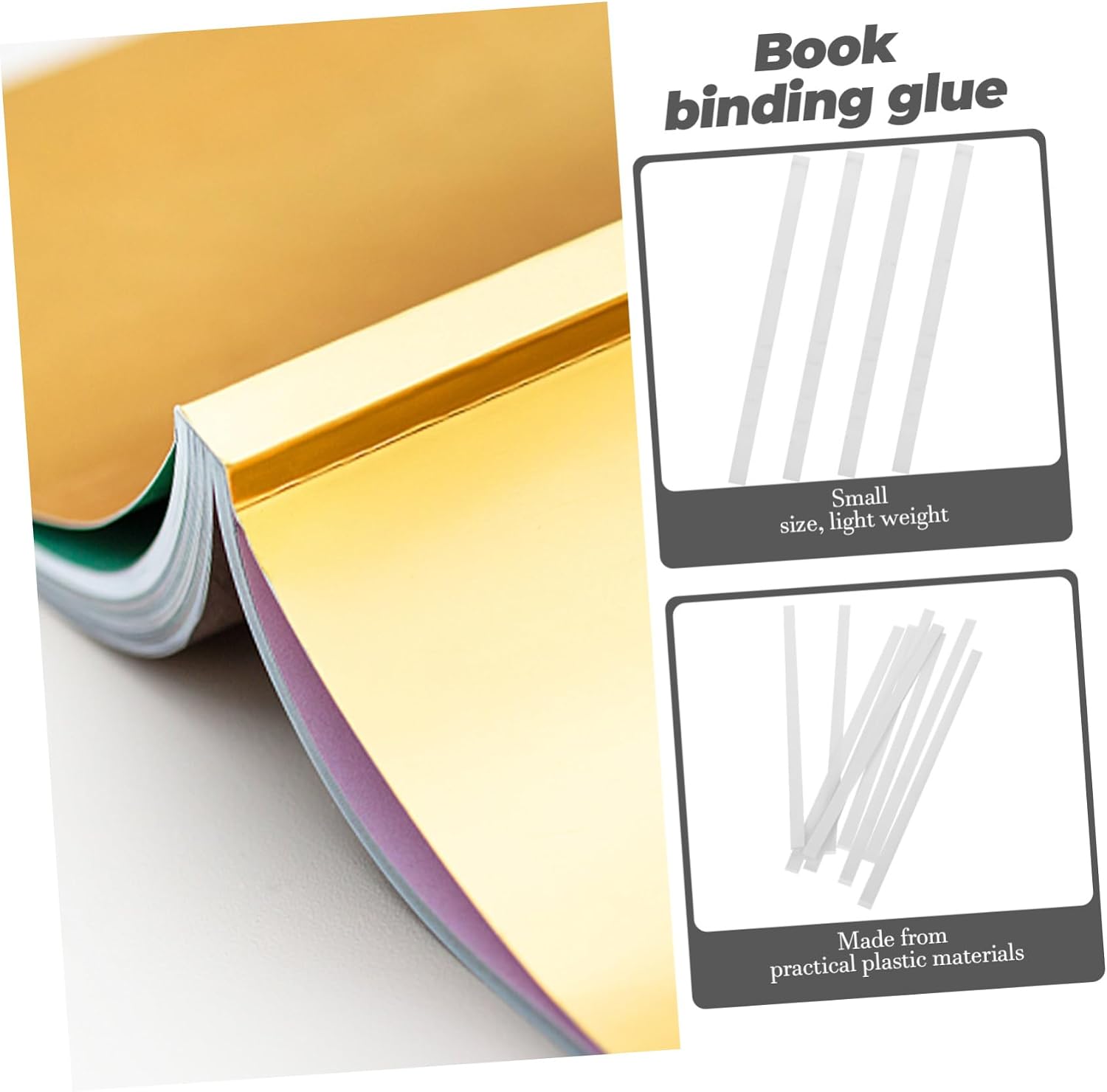 30pcs Glue Binding Strips for Book Tape Mesh Backed Adhesive Tapes for Library Scrapbooking Office