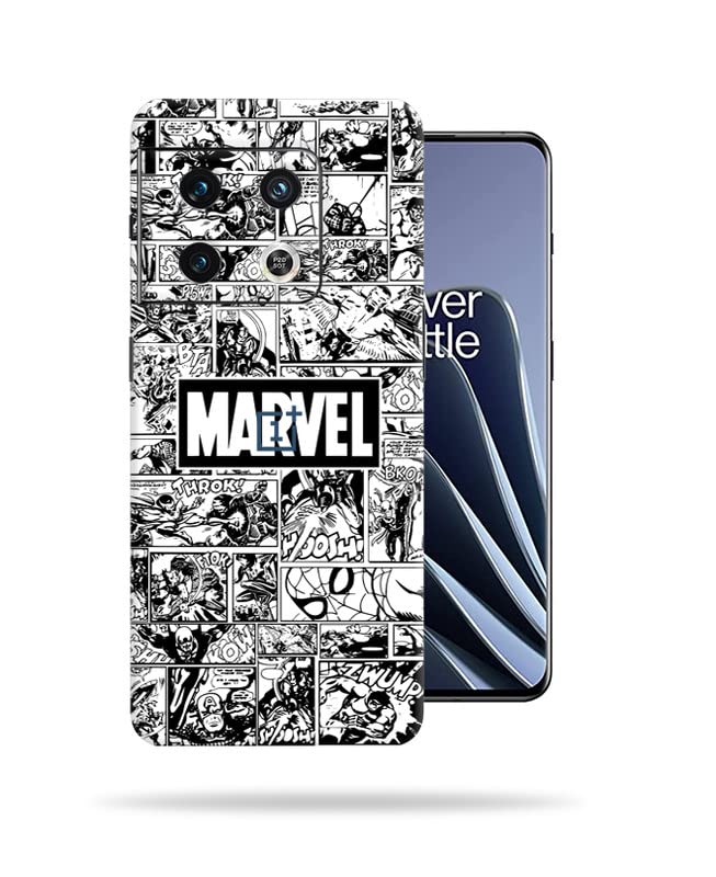 Image of Marvel Comic Skin Back Protector Film Ultra Thin Scratch Resistant Vinyl (Not Case and Cover) for OnePlus 10 Pro 5G