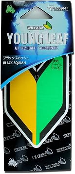 تعليق الهواء المنعش Wakaba Shoshinsha Badge Single Pack - Black Squash