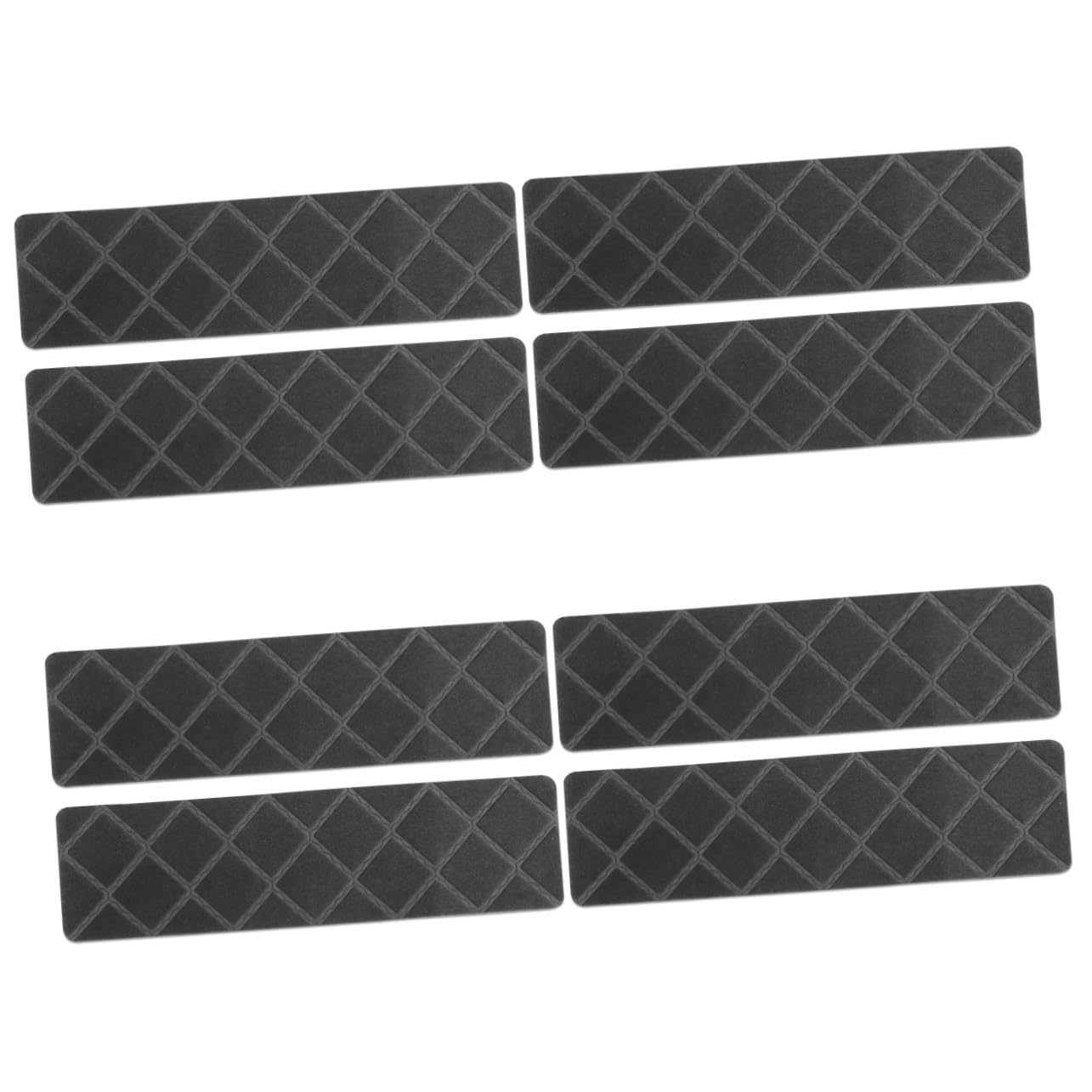 Alfombrillas de escaleras autoadhesivas gris pack de 16 piezas de PVC recortables para interiores