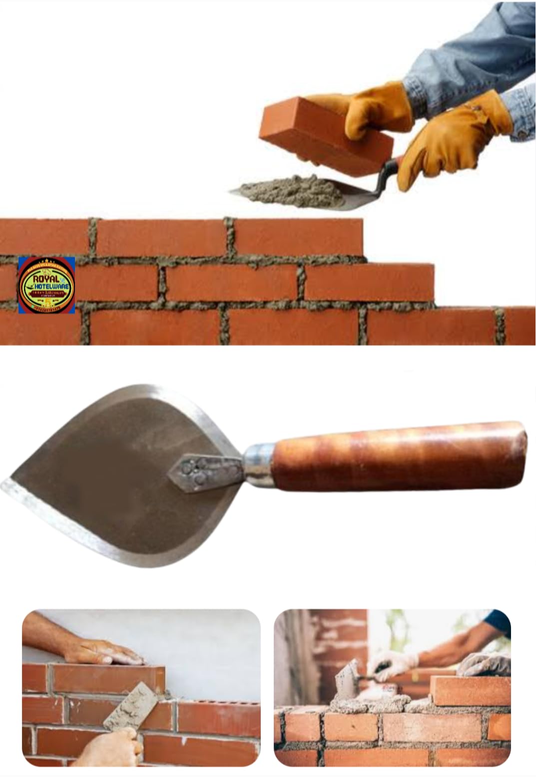 Trowel with Metal Blade for The Purpose of Construction Karni/Kanni (Medium) | Karni Tools for Plaster | Trowel Set for Cement Works | Karni Tool (B0CBHLZB46) Amazon Price History, Amazon Price Tracker