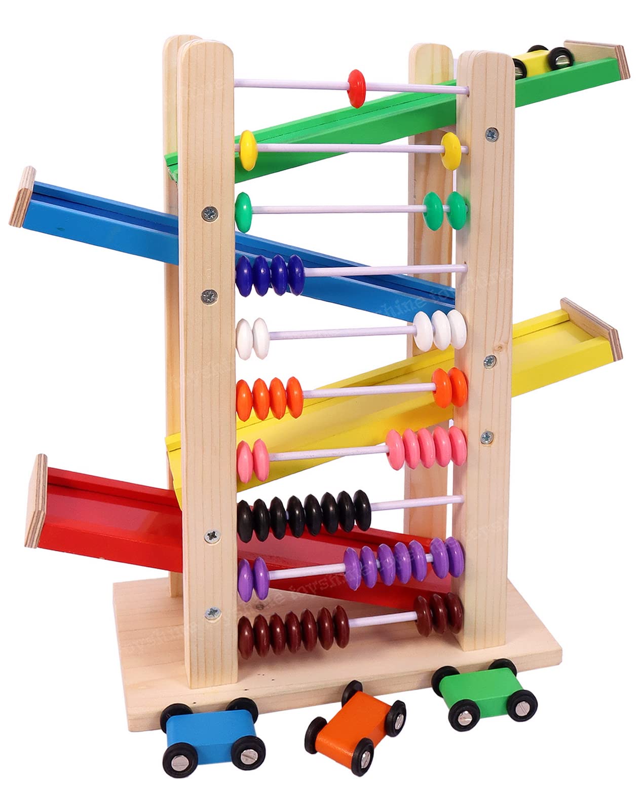 Toyshine Wooden Racer Ramp Toy With 4 Car Ramps 4 | Desertcart Sri Lanka
