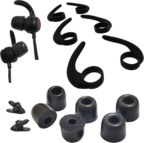3 pares (LMS) de espuma viscoelástica para auriculares Beats Flex Beats X, reemplazo de 3 pares (LMS) de silicona para los oídos, puntas de aletas
