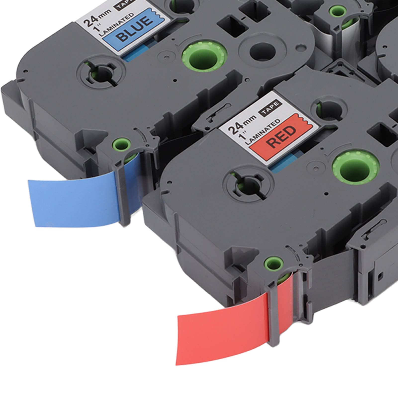 Cocoarm Nastro per Etichette 24mm, 4 Rotoli con Copertura Trasparente