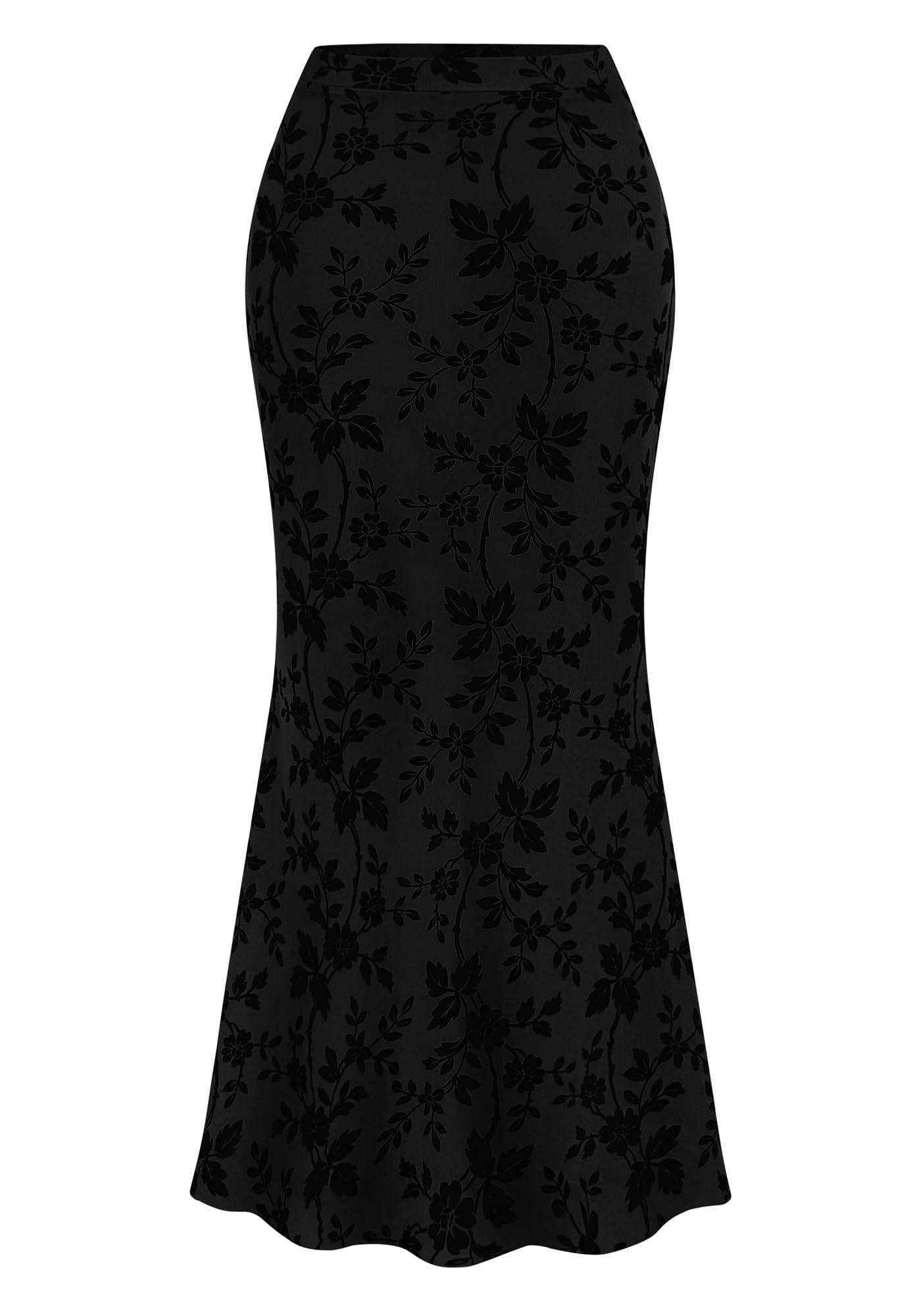 BTFBM Floral Mesh Maxi Skirt