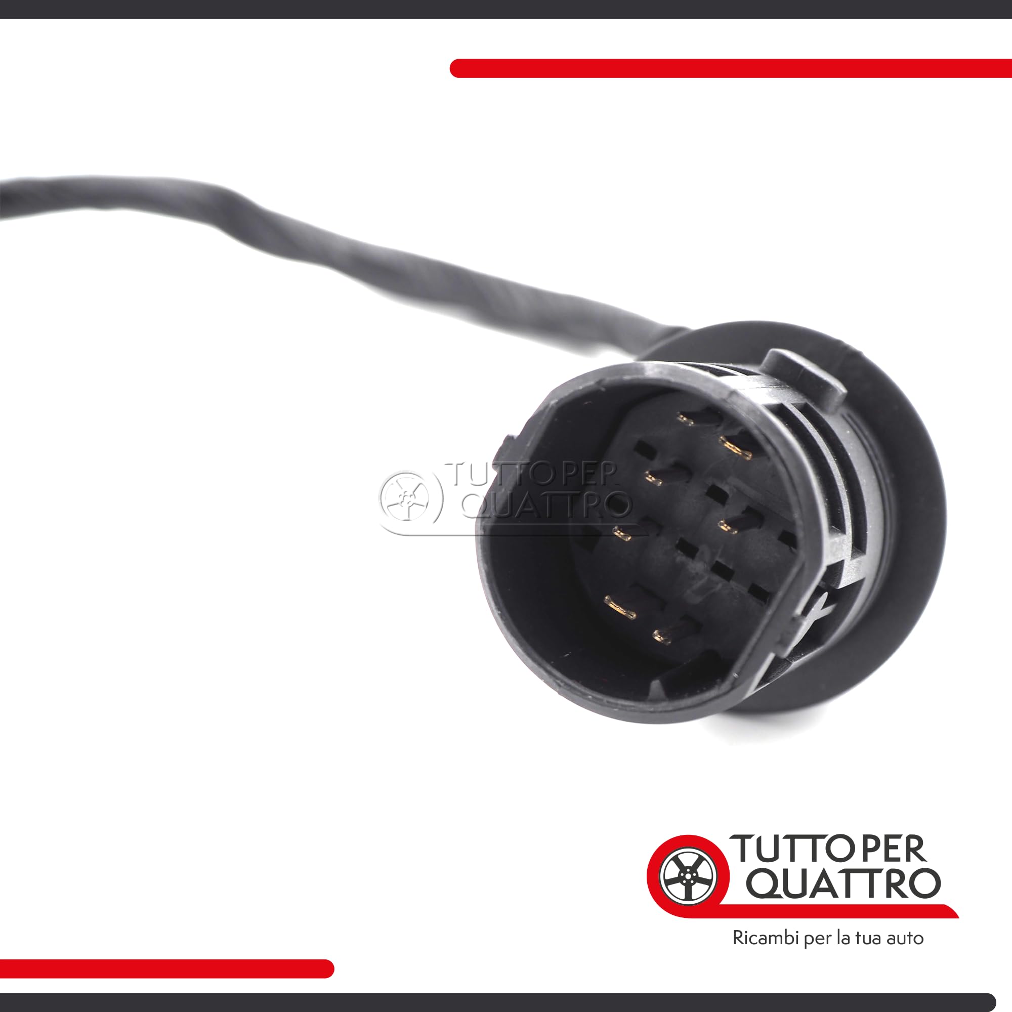 Adattatore Per Portalampada Faro Anteriore Per Fiat Panda (169) 2003-2012, 8-14 Pin, H4