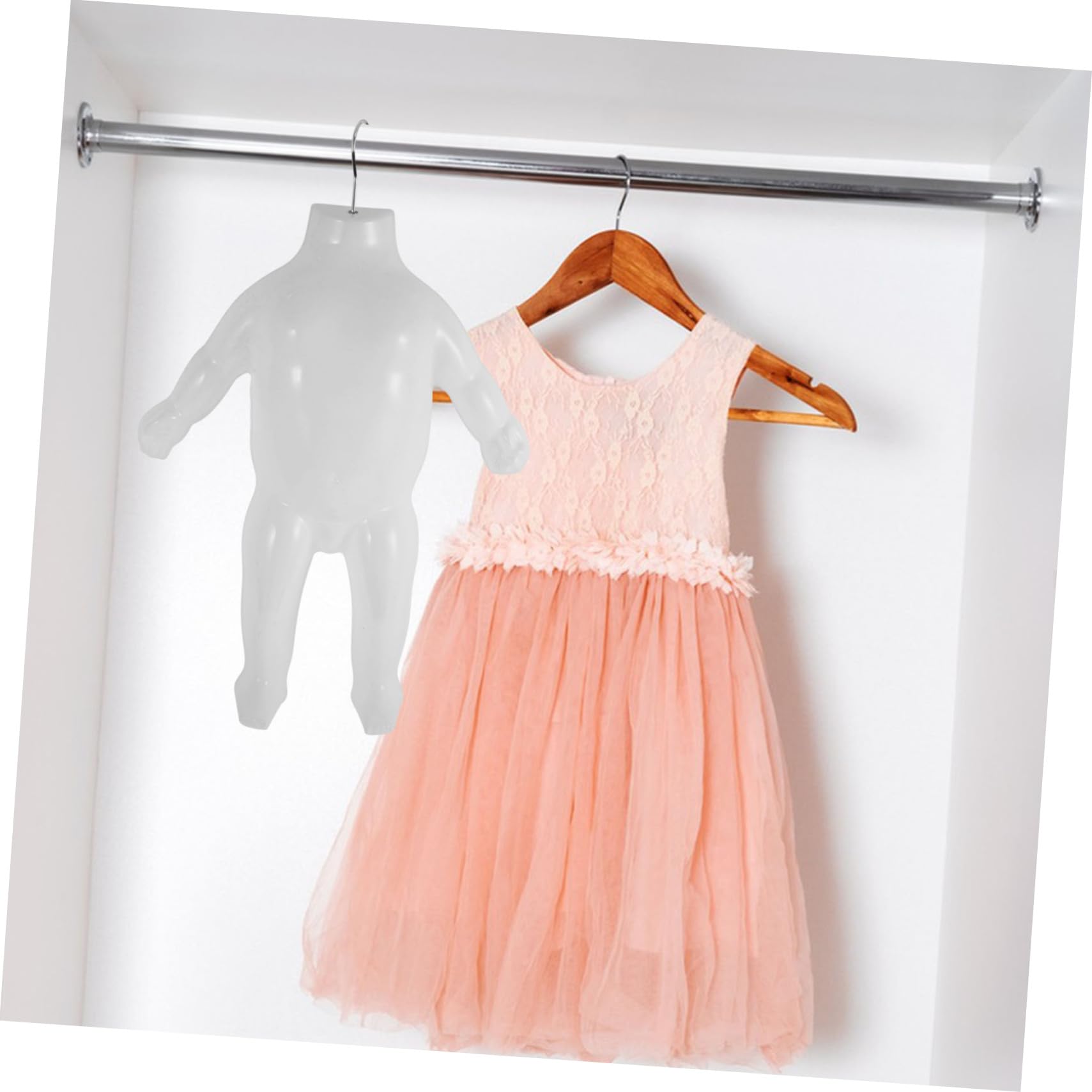 Cabilock Mannequin pour Garçon Fille Détachable avec Cintre Buste Suspendu Vêtements pour Garçons et Filles Support Portable pour Boutique et Vitrines