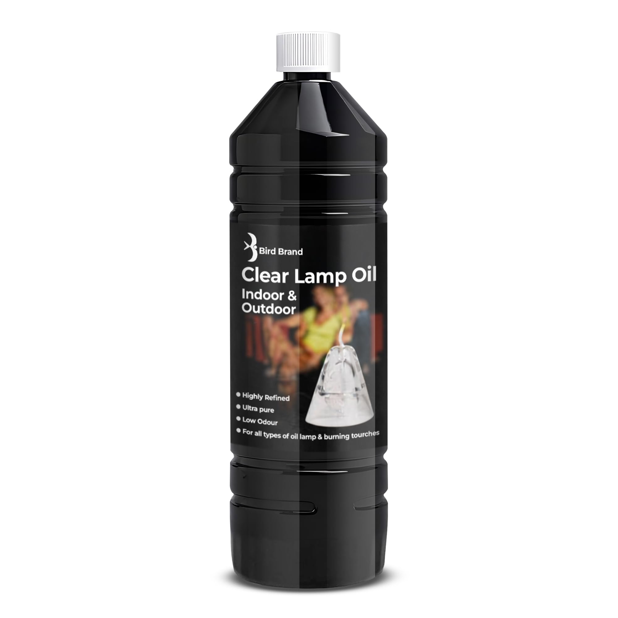 Quebec Black Clear Lamp Oil 1L – Clean Burning For Indoor & Outdoor Oil Lamps, Lanterns & Torches, Odorless Formula (Pack Of 1)