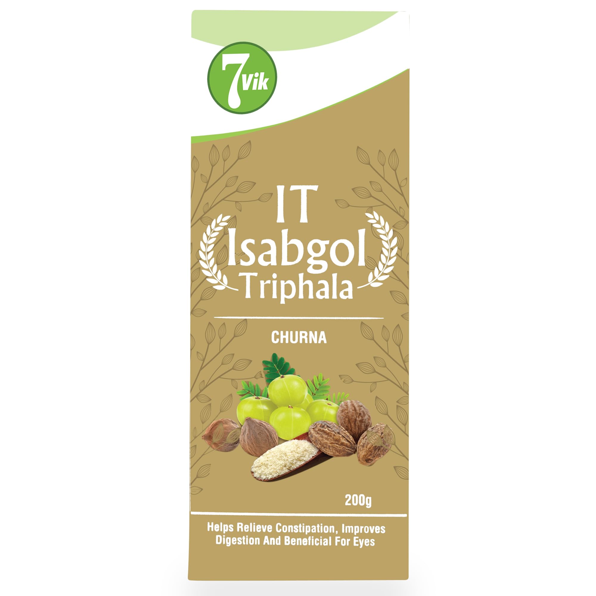 IT (Isabgol Triphala) Churan 200 G | Relief From Chronic Constipation | Regulates Bowel Moment| Improves Digestion | Helps In Weight Management | Improves immunity | Non Habit Forming & 100% Natural Paraben Free