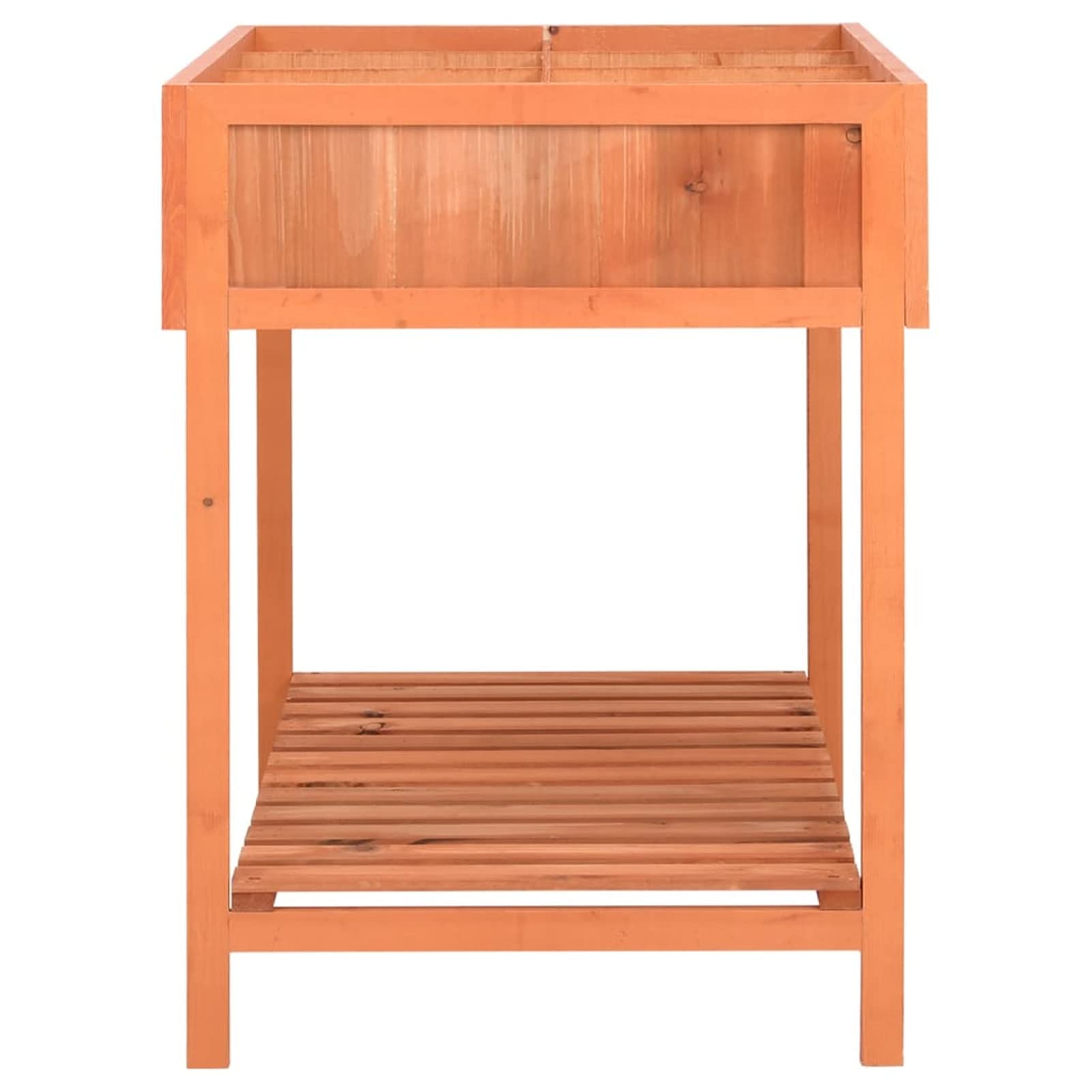 Homgoday Huerto Vertical de Madera Maciza con Divisor de Hierbas - Mesa de Plantas para Hierbas Aromáticas