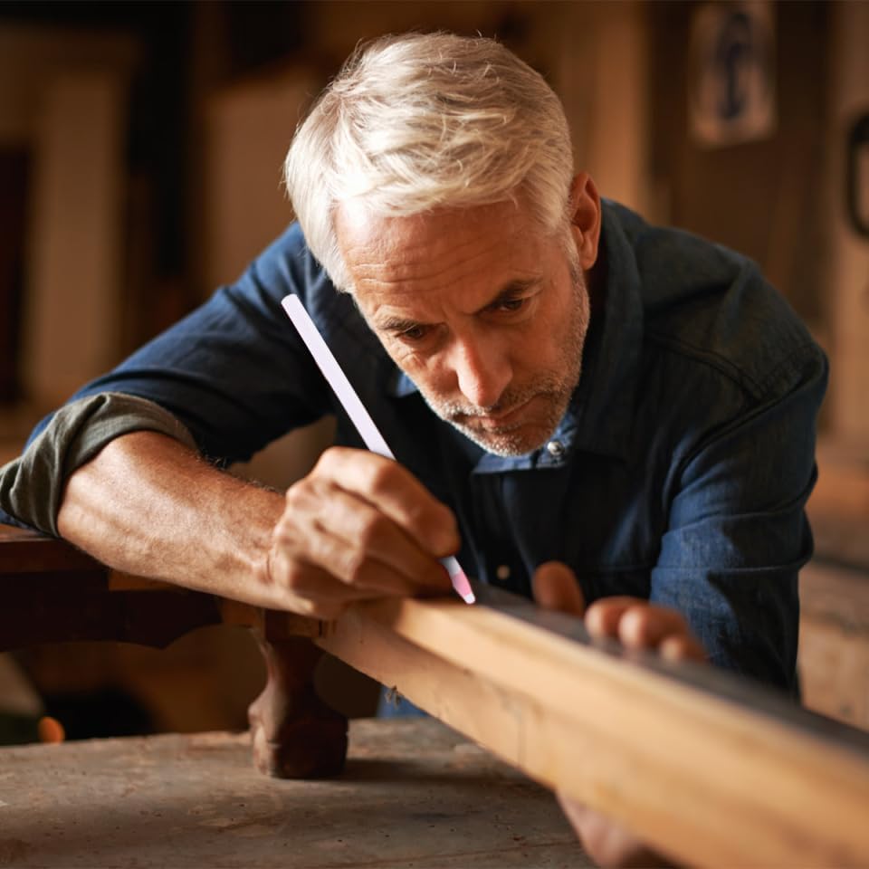 Miniatura 8 de Pelar - Off , 1 caja de lápiz de grasa blanca despegable, rotulador de porcelana de China rotulador multiusos para tienda del hogar, 6.9 x 2.2 x 0.8