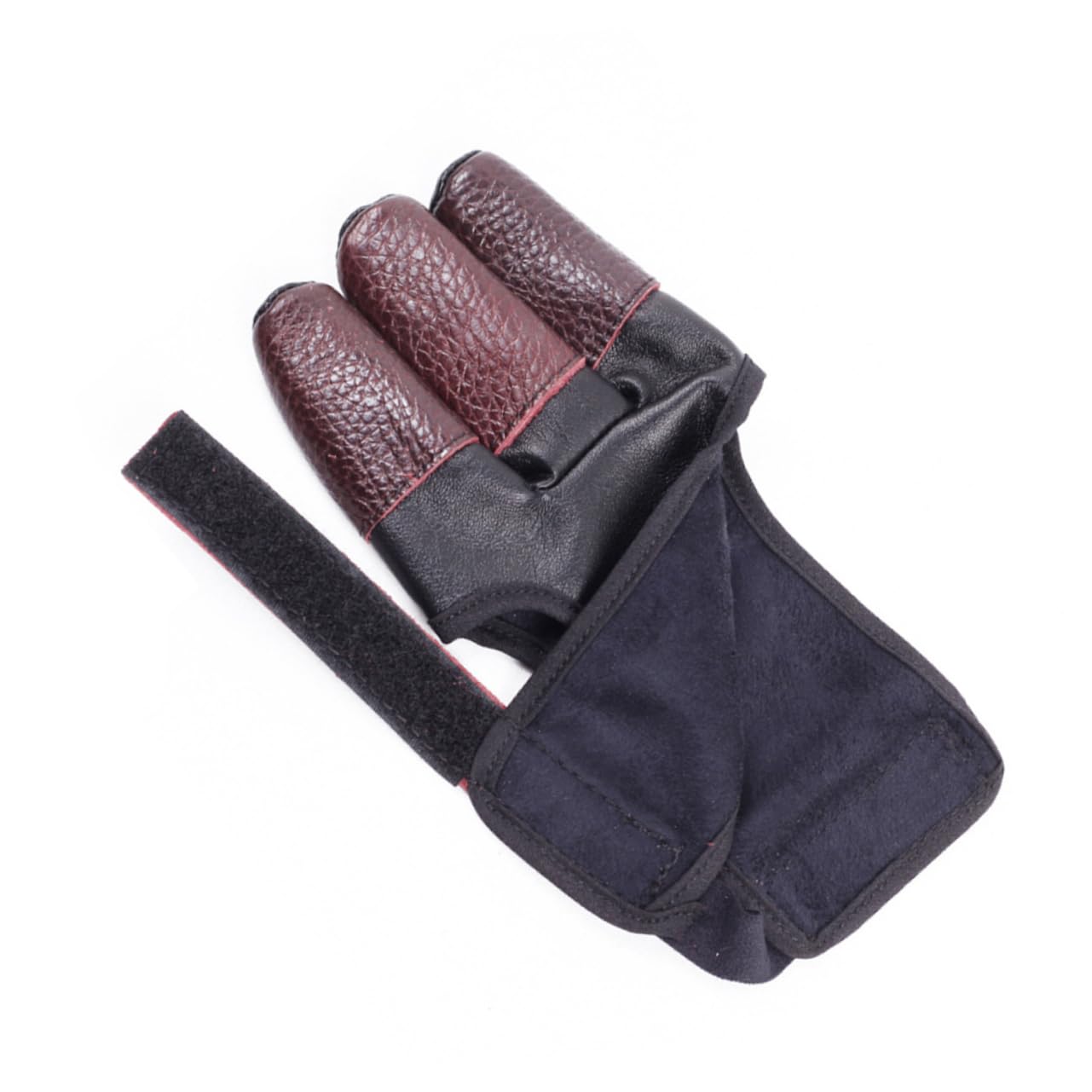 SUPVOX Hunting Accessory Leather Finger Tabs Finger Protectors Handed Cow Leather Guard