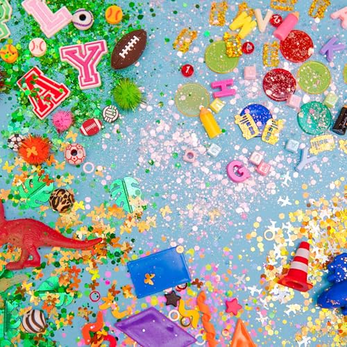 Image of Glo Pals Fun Fillers Sensory Play Accessories Pack, Themed Accessories for Sensory Bins (Explore + Learn)