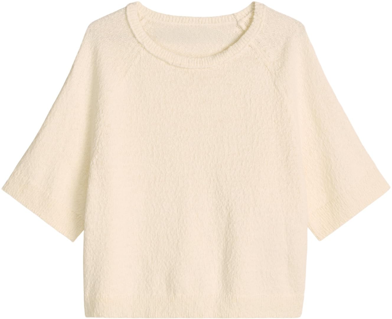 Marc O'Polo Denim Kurzarm-Pullover Regular aus Cotton Slub Garn