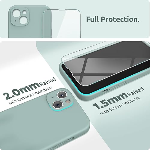 Miniatura 106 de SURPHY Compatible con iPhone 13 Mini Funda con Protector de Pantalla, (Protección de Cámara y Forro de Microfibra Suave) Funda de Teléfono