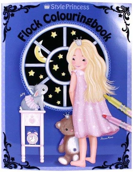 My style princess flock colouring book
