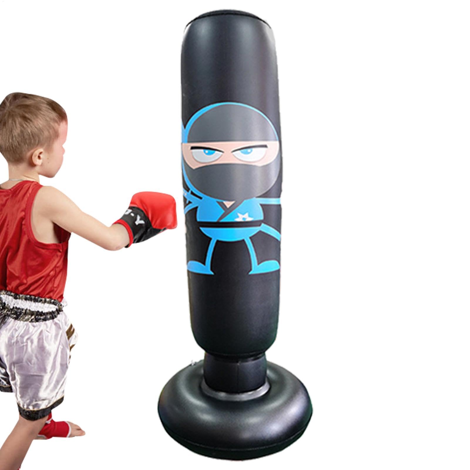 Boxe, Karate Sacco da Boxe,Sacco da boxe gonfiabile da 65 pollici per bambini - Sacco da boxe gonfiabile stabile, sacco da boxe gonfiabile per attrezzature da boxe per bambini