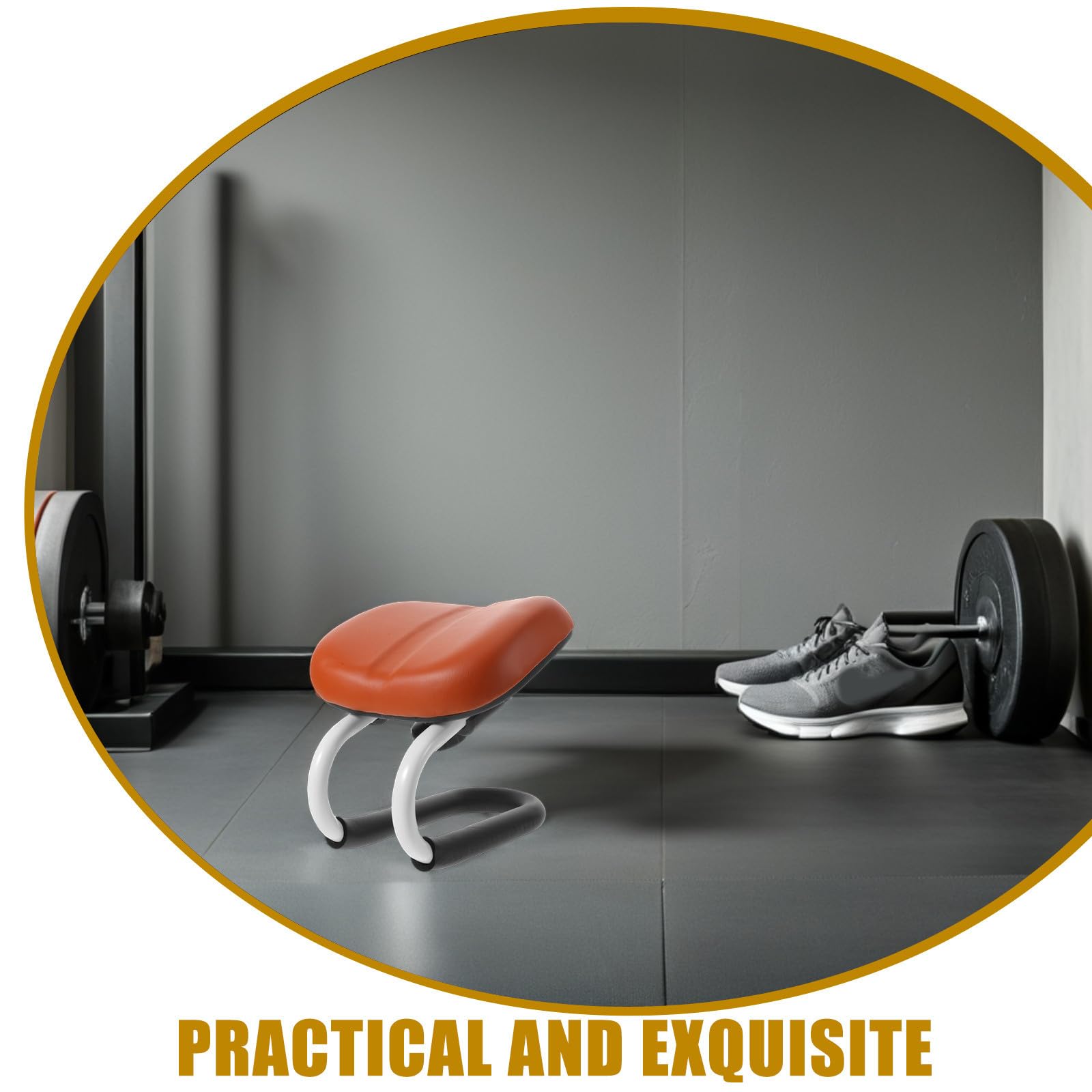 Banco de Meditación Arrodillado Ergonómico Portátil Compacto Marrón