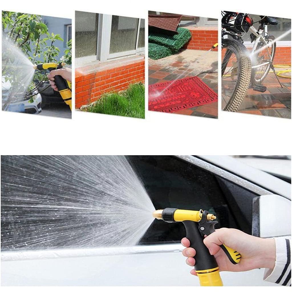 Pistola ad acqua regolabile ad alta pressione ugello spruzzatore per tubo da giardino ideale per irrigazione e pulizia auto attrezzi da giardino pistola cospargere