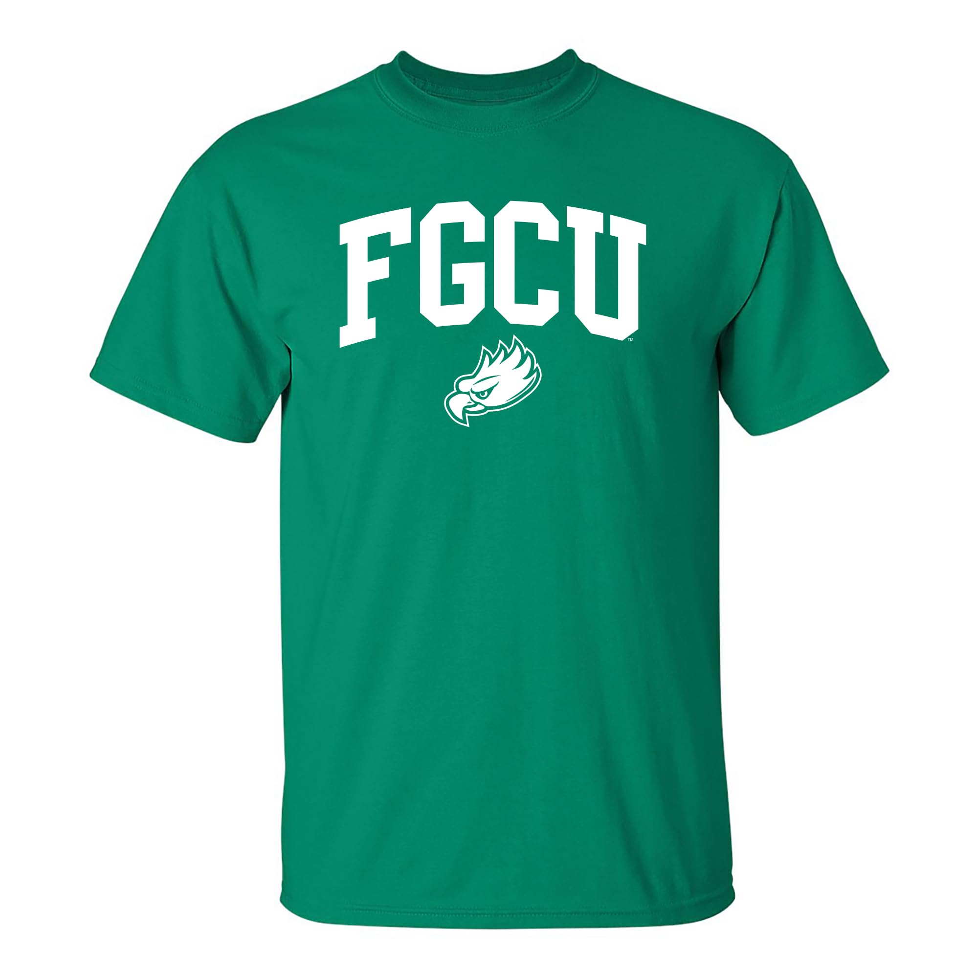 NCAA Arch Logo - NCAA Sports Team Color T Shirt, Florida Gulf Coast Eagles Kelly Green, S — image 1