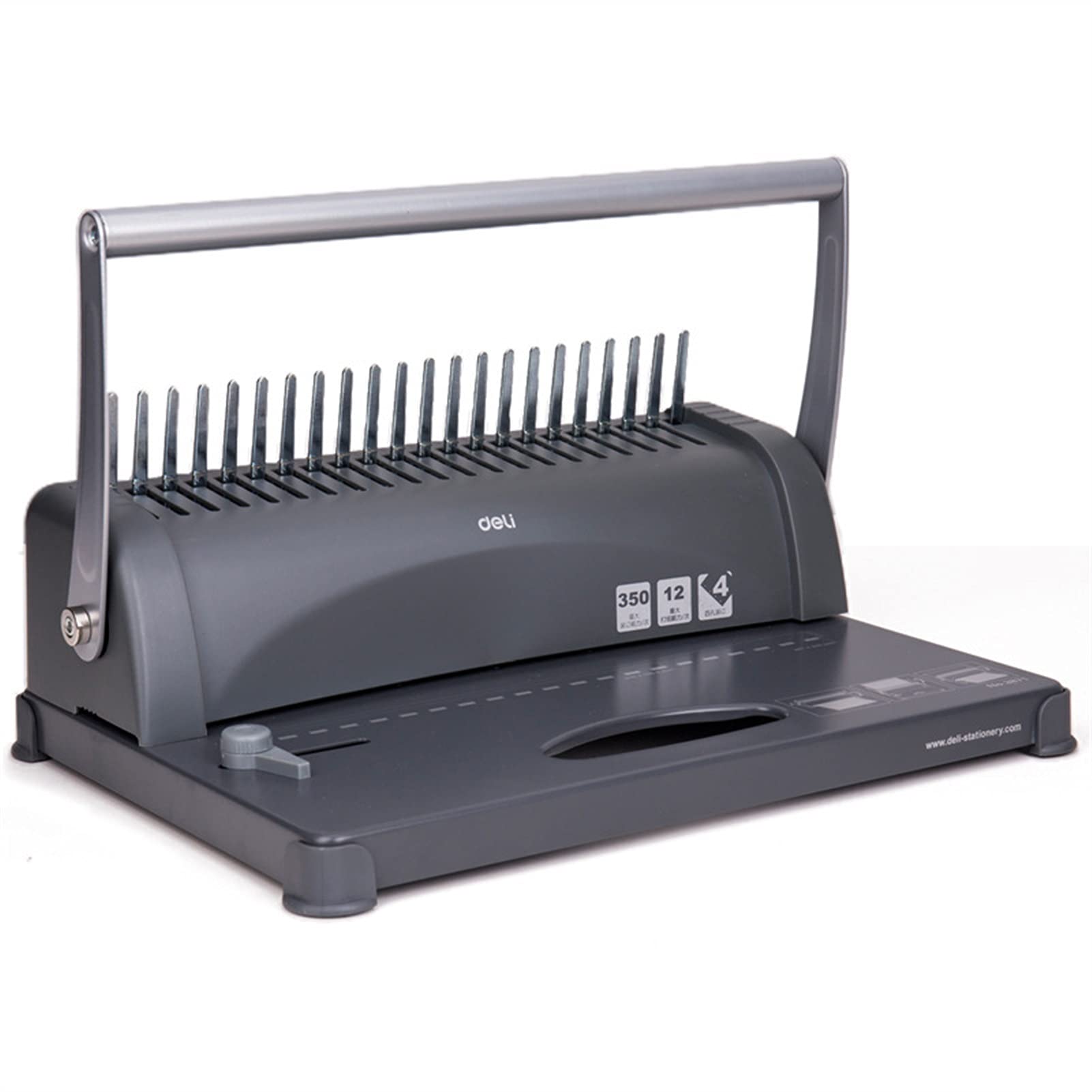 Macchina per rilegatura di libri per impieghi gravosi Macchina per rilegatura a pettine Punzonatrice per grembiule con clip 21 Macchina per rilegare il grembiule per punzonatura porosa A4 Documento