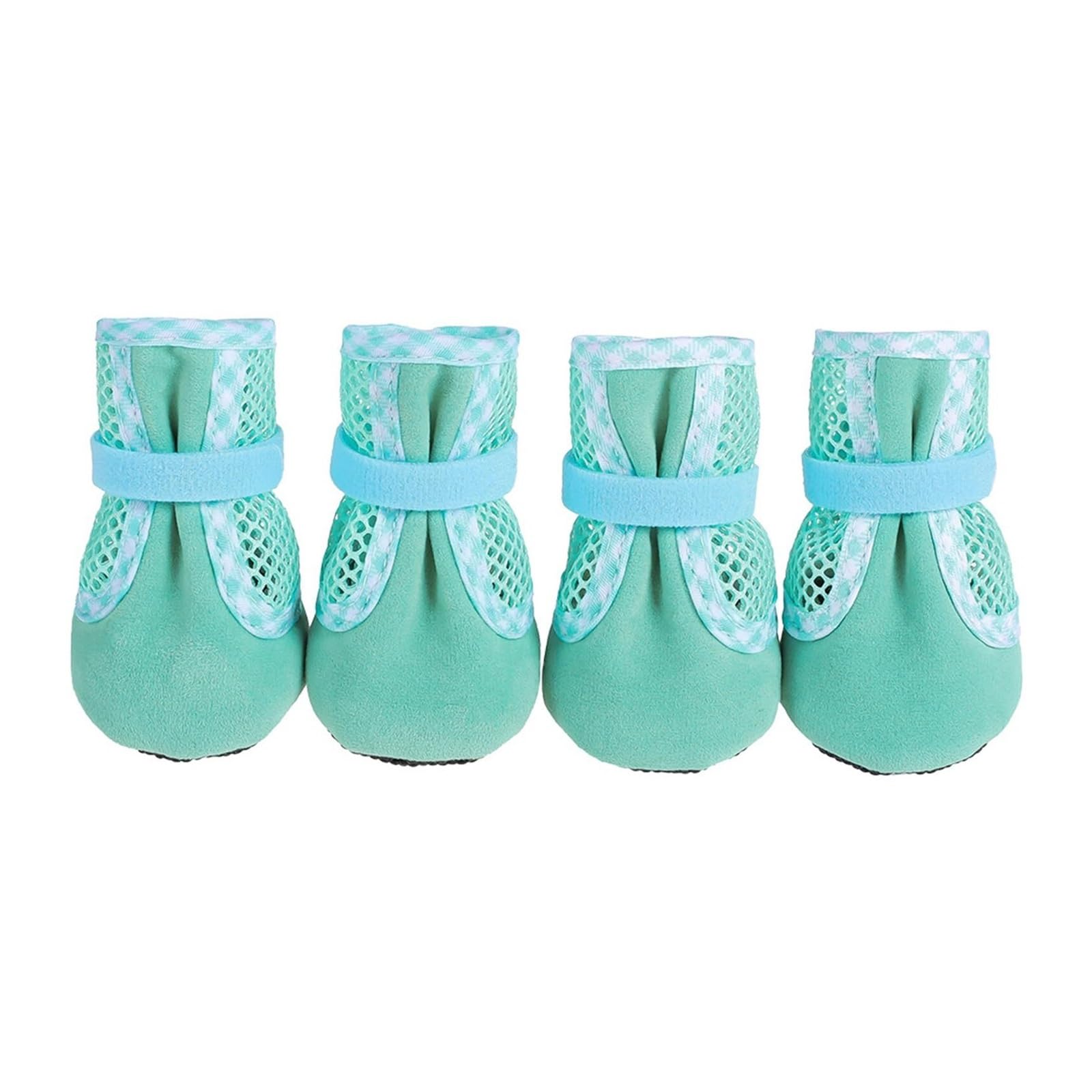 Bottes en maille pour chien XL vert protections antidérapantes