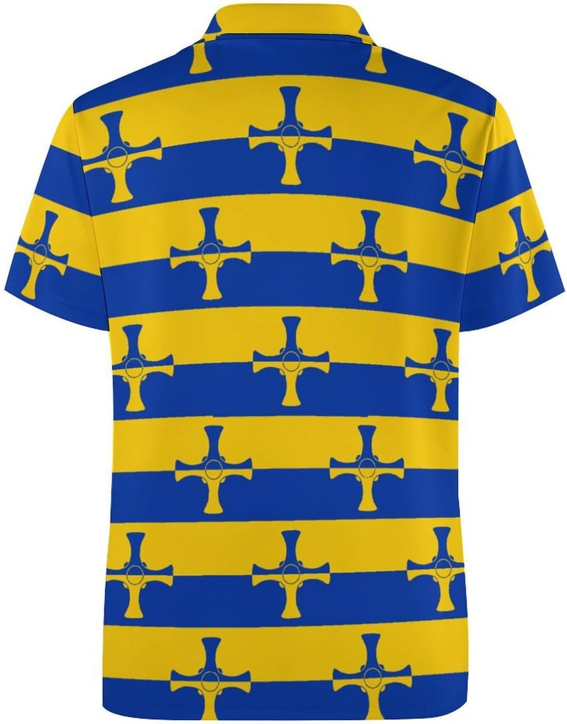 Flag of County Durham Women's Golf Polo Shirts Short Sleeve Quick Dry Tennis Tops Casual Work Blouses