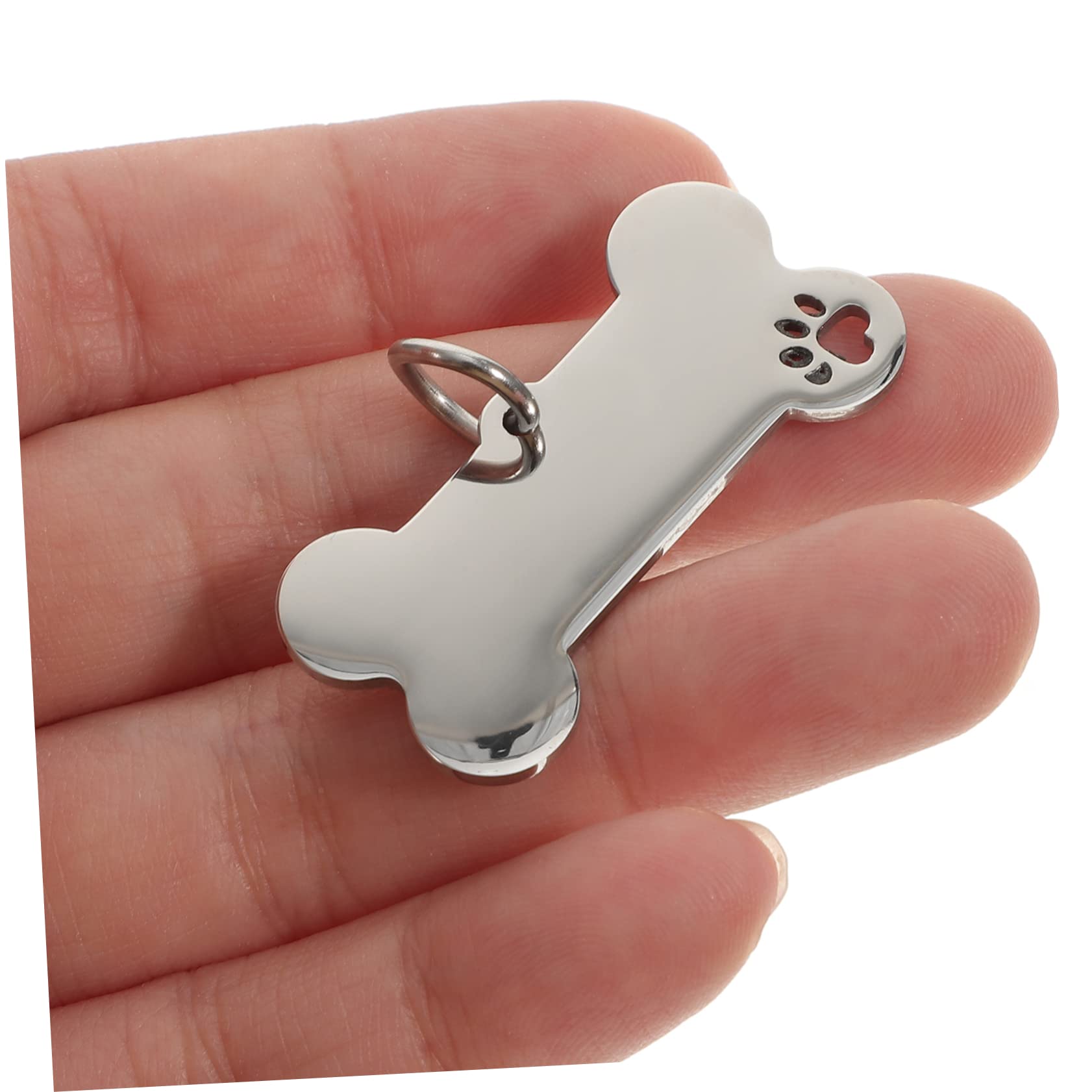 10 étiquettes Vierges En Acier Inoxydable Pour Chien - 30 Mm, à Graver Soi-même